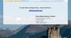 Desktop Screenshot of kosciolwszkocji.org